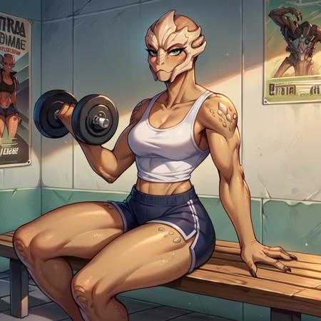 Turian (Male + Female) - Mass Effect Concept Lora - PonyXL