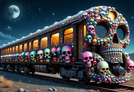 Colorful Skulls - World Morph