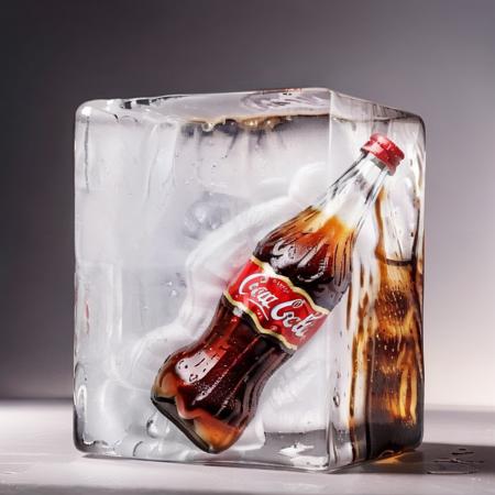 Frozen to Block of ice