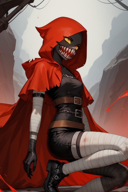 [PONY] little red riding hooded mercenary (Library of ruina / Lobotomy corporation)