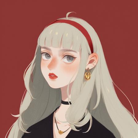 Hand-drawn portrait