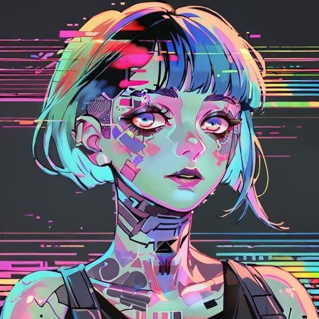 Glitch Style LoRA [SD+XL+Pony]