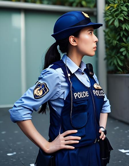 日本の女性警察官制服(Japanese female police uniform)
