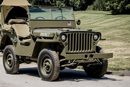 Willys MB - Willys jeep - American WW2 military vehicle