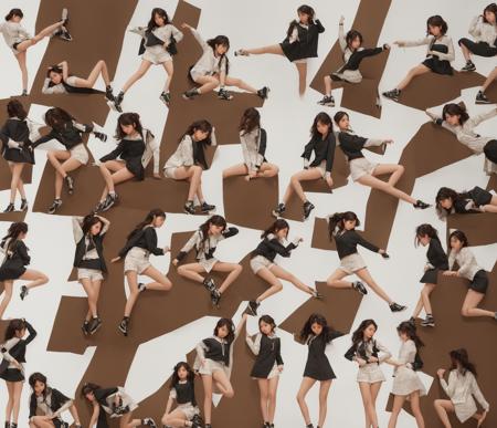 Row of 35 people POSE , multi view，35个人的动作PNG图，多视图