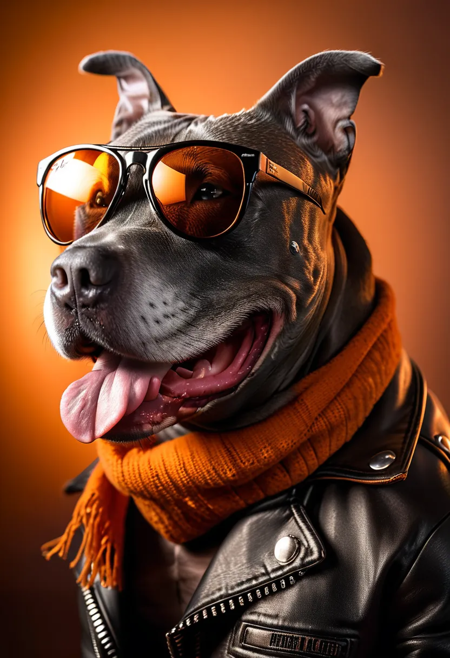 Gray Pitbull Dog SDXL版本Version 1 (ID: 478968)