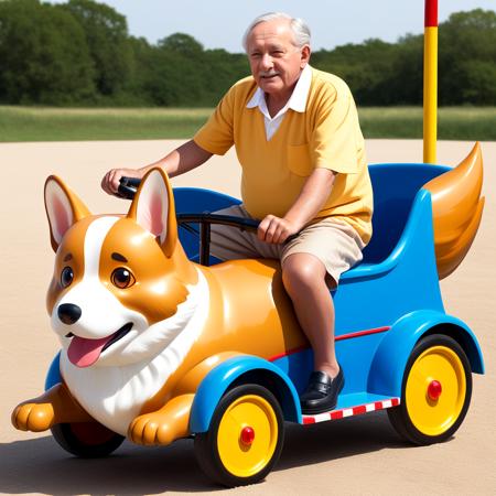 Panda car and animal-shaped car