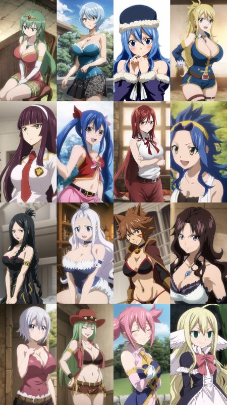 Fairy Tail Girlpack LoRA版本0.2 (ID: 27779)