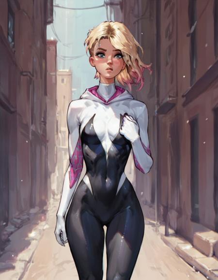 Spider Gwen | Spider Man (SDXL LORA PONY)版本v1.0 (ID: 1229752)