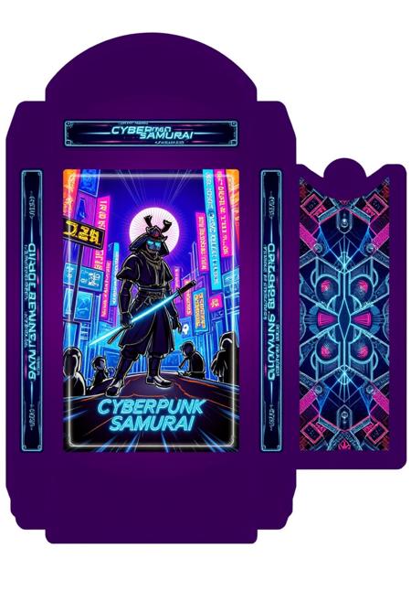 Playing Card Tuck Box Net Design - [FLUX]