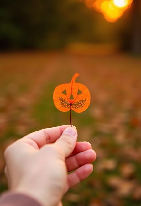 Leaf Carving Art FLUX