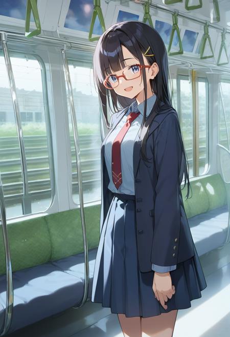 JR East E235 series train interior PONY