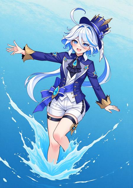 原神芙宁娜 | Furina in Genshin Impact - FLUX