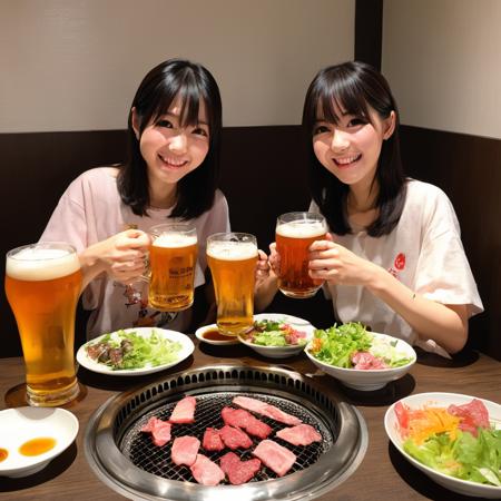 無煙ロースター内蔵テーブル / smokeless roaster SDXL