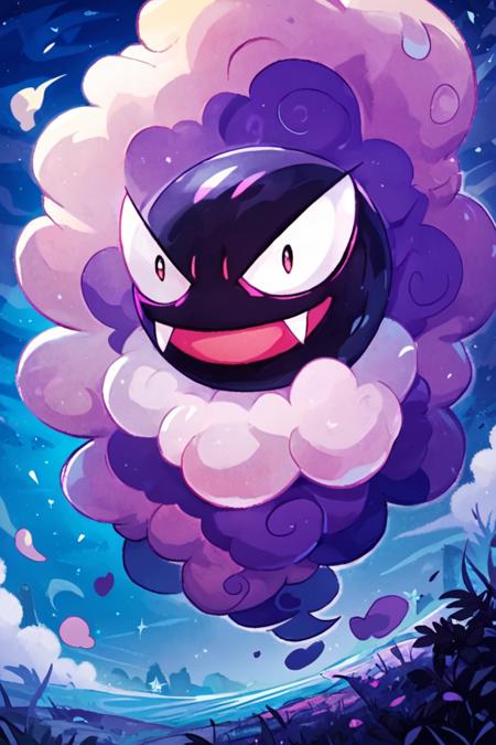 Gastly (Pokemon) (Pokedex #0092) [Pony & SD1.5]