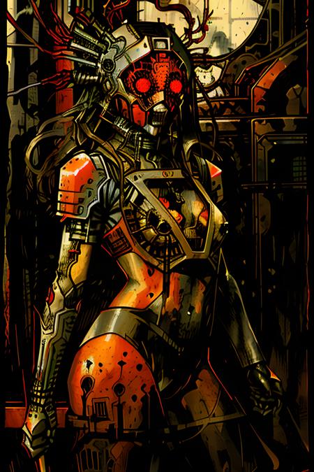 Cyberpunk 2077 Tarot card 512x1024