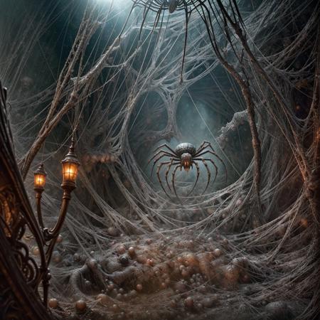 Giant spider lair