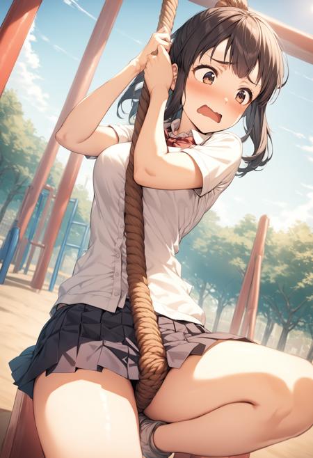 [SDXL&Pony] tarzan rope / ターザンロープ