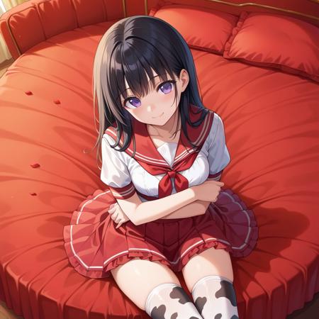 Heart-shaped Bed (pony diffusion)
