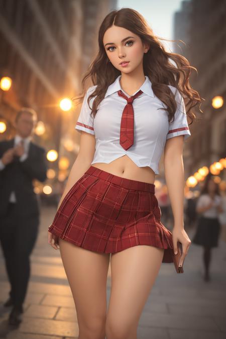 Sexy Catholic school uniform |anime+realistic|