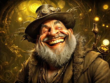 Krueger Caricature art style XL v1.0