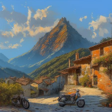 A painting style with a preference for motorcycles - tangbohu 5版本v1.0 (ID: 449864)