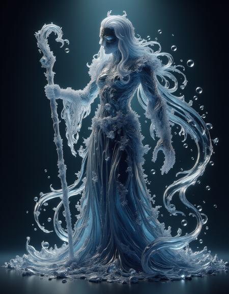 Liquid Water Flow Style [FLUX+SDXL+1.5]