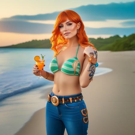 Nami - One Piece - Flux1.D & SDXL