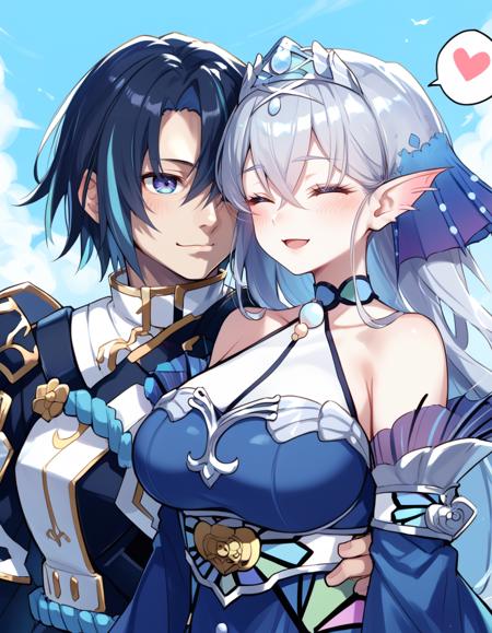 Yu-Gi-Oh! - Visas Starfrost and Tearlaments Kitkallos (ヴィサス＝スタフロスト& ティアラメンツ・キトカロス) illu\PonyXL