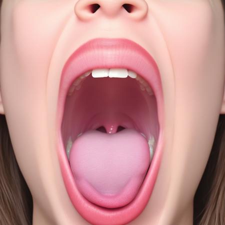 womans mouth