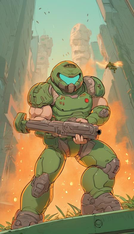 Doomguy (Doom Marine/Slayer) [Doom] LoRA XL
