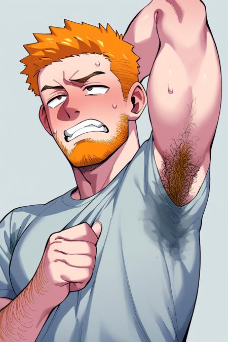 Sweaty Shirt / Armpit Sweat / Pit stains / Wet Spots – PonyXL版本v1.0_Anime (ID: 489536)