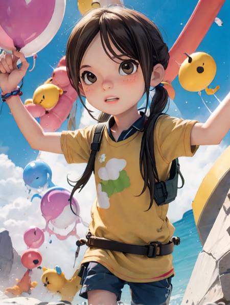 Carol from the videogame Onirism