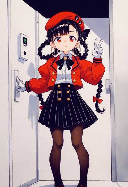 针对T-ponynai3 v6的 马克笔画在纸上效果Lora
