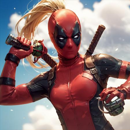 Lady Deadpool - Semi Realistic ... Kinda ...
