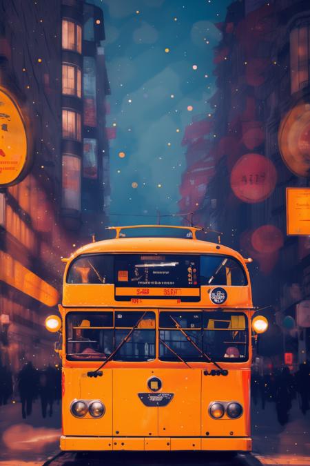 A painting style with colored dots - tangbohu 22