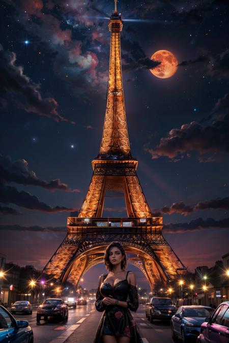 Eiffel Tower (Champ de Mars in Paris, France) [Pony & Illustrious & SD1.5]