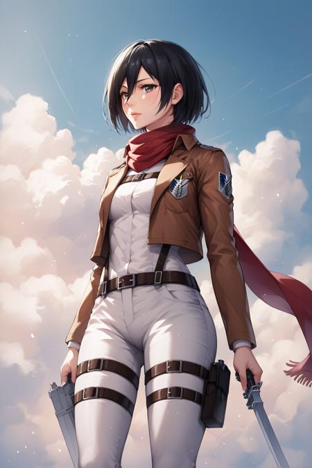 Mikasa Ackerman | Attack on Titan | PonyXL and sd 1.5