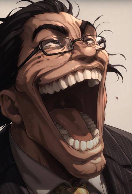 Yujiro Laugh IL/Pony | Anime Expressions Collection