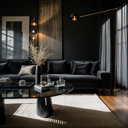 MM2 Black style Living room
