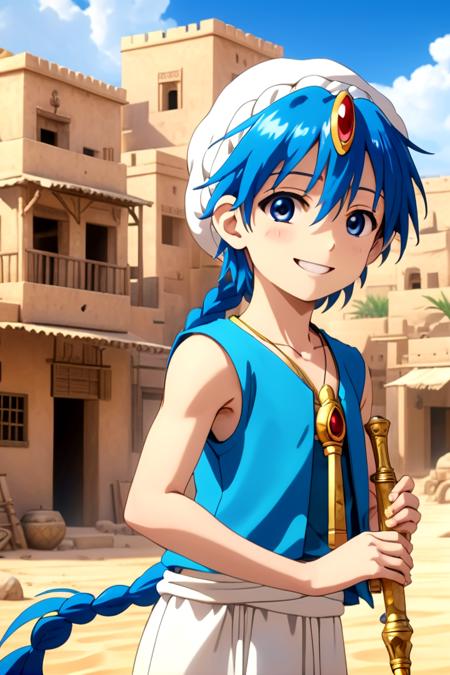 Magi: The Labyrinth of Magic - Aladdin - SDXL