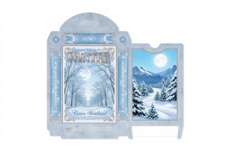 Playing Card Tuck Box Net Design - [FLUX]