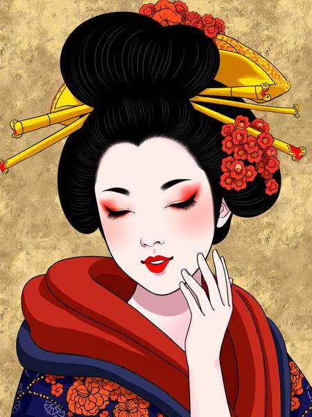 Flux Imitation of Ukiyoe style