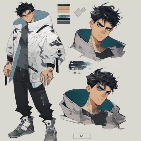 Dynamic Character Design/Model Sheets