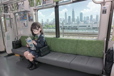 JR East E235 series / train interior