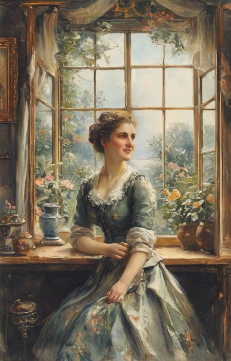 style of Adrianus Eversen [SDXL] 138