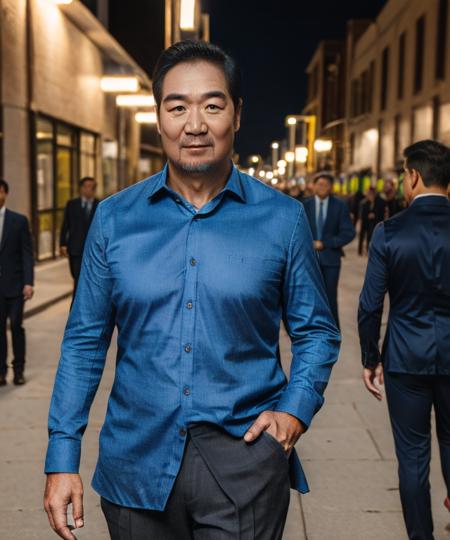 这个男人酷似张国立- the man very look like zhangguoli
