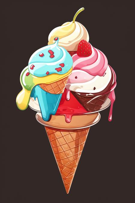 A style specifically designed for producing cartoon patterns on ice cream - tangbohu 14
