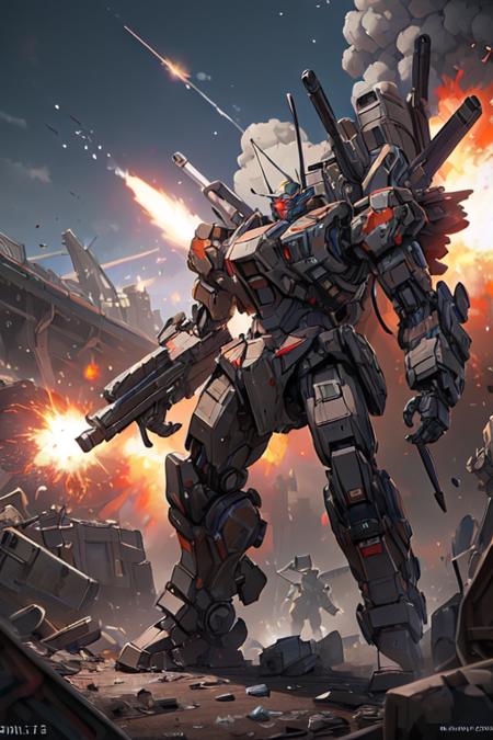 Super robot diffusion(Gundam, EVA, ARMORED CORE, BATTLE TECH like mecha lora)
