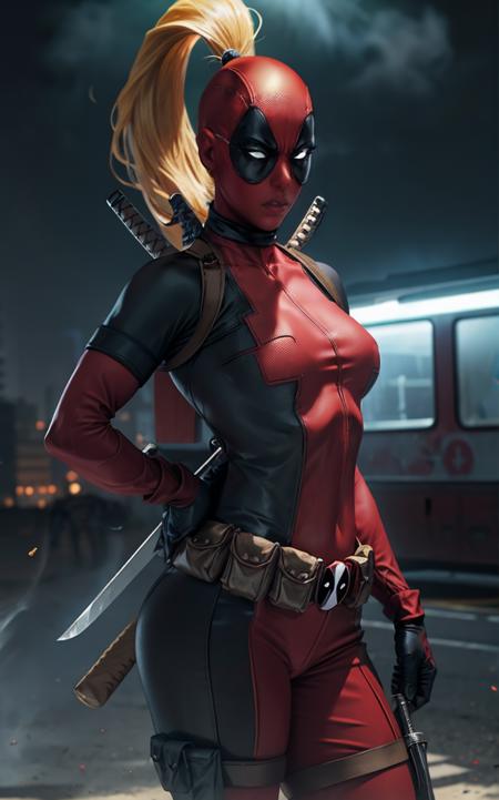 Lady Deadpool | 2 Outfits | Comic Character | ownwaifu